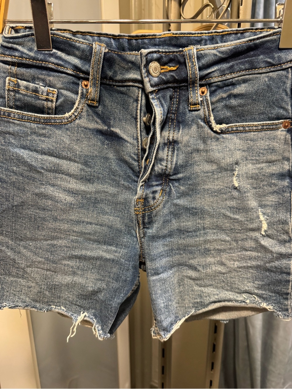 Old Navy High-Rise O.G. Straight Denim Shorts - Great Condition